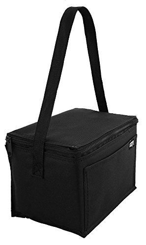 Ensign Peak Basic 6-can Insulated Cooler (Black)