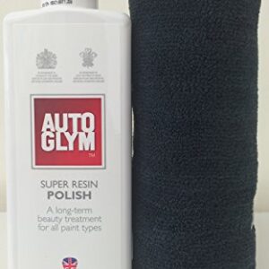 Auto Glym Super Resin Polish 325ml w/Free Seamless Microfiber Towel