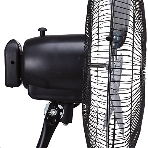 Brentwood Kool Zone F1831B 18" Industrial 3-in-1 Fan, One Size, Black