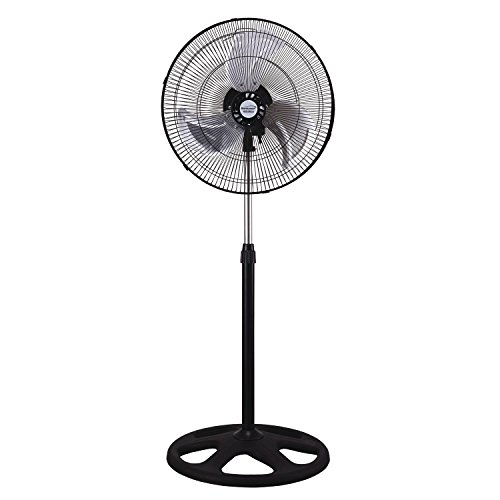 Brentwood Kool Zone F1831B 18" Industrial 3-in-1 Fan, One Size, Black