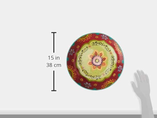 Certified International Tunisian Sunset Serving/Pasta Bowl, 13.25" x 3", Multicolor