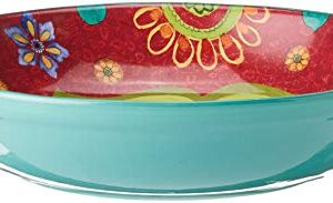 Certified International Tunisian Sunset Serving/Pasta Bowl, 13.25" x 3", Multicolor