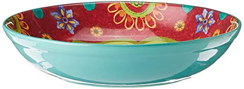 Certified International Tunisian Sunset Serving/Pasta Bowl, 13.25" x 3", Multicolor