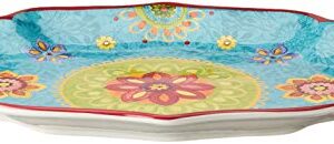 Certified International Tunisian Sunset Oval Platter, 16" x 12", Multicolor, Large