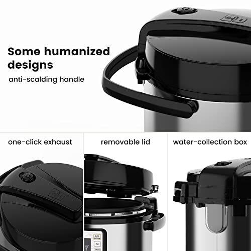 NUWAVE Nutri-Pot 6-Quart Digital Pressure Cooker with Sure-Lock Safety System; Dishwasher-Safe Non-Stick Inner Pot; 11 Pre-Programmed Presets; Detachable Pressure Pot Lid for Easy Cleaning; (6-Quart)