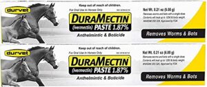 duramectin ivermectin paste 1.87% horse wormer (2 tubes)