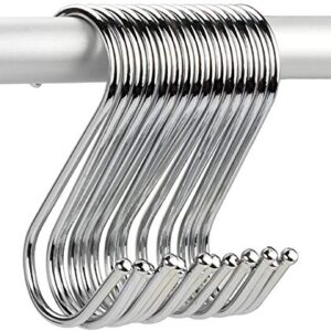 Gikbay Heavy-Duty Stainless Steel, Gardening Tools for Plants, Silver Hanging Hooks Installation Hardware Designed for Any Kitchen (S, 10 Pcs), Small