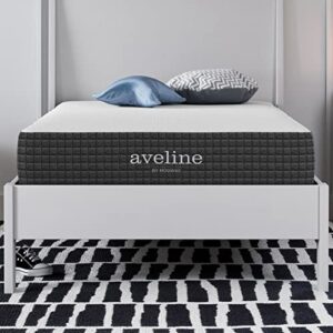 modway aveline memory foam bed mattress conventional, twin,firm, white