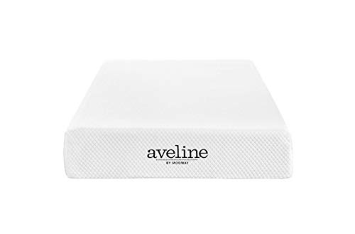 Modway Aveline Memory Foam Bed Mattress Conventional, Twin,Firm, White