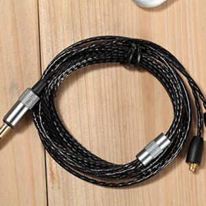 OFC Upgrade Audio Cable Cord for Shure SE846 SE535 SE425 SE315 SE215 UE900 (Black)