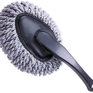 Shopping GD Multi-Functional Car Duster Cleaning Dirt Dust Clean Brush Dusting Tool Mop Gray Car Cleaning Products