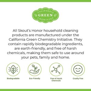 SKOUT'S HONOR: Professional Strength Stain and Odor Remover - Deodorize and Clean Pet Stains, Dog Crates, Carpets, Furniture and Other Water-Safe Surfaces - Laundry Safe - 128 fl oz