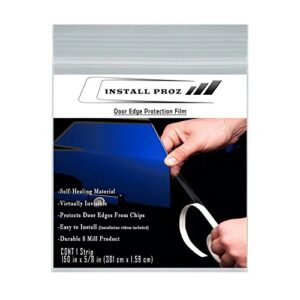 install proz * self-healing clear paint protection film kits (door edge protection film 150" x 5/8")
