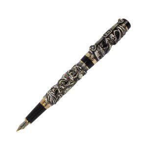zoohot fountain pen jinhao chinese dragon heavy pen,bronze