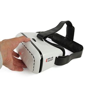 as seen on tv! dynamic virtual viewer (dvv) 3d glasses | smartphone video virtual reality vr headset player -- (black/white) ios