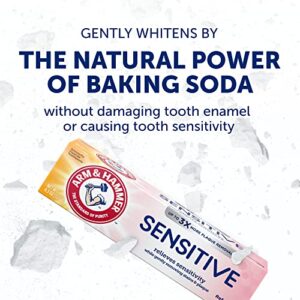 Arm & Hammer Sensitive Toothpaste, Refreshing Mint, Relieves Sensitivity, 4.5 Ounce (Pack of 12)
