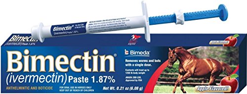 Bimectin Ivermectin Paste Horse Wormer (1.87 Ivermectin) - 6 DOSES, Model: , Home & Outdoor Store