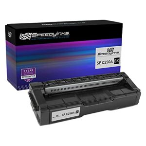 speedyinks speedy inks compatible toner cartridge replacement for ricoh sp c250 407539 (black)