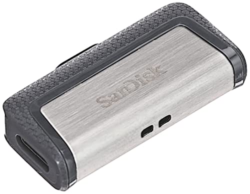 SanDisk 64GB Ultra Dual Drive USB Type-C - USB-C, USB 3.1 - SDDDC2-064G-G46, Grey/Silver