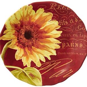 Certified International Paris Sunflower Ceramic Dinnerwae, Mulitcolored