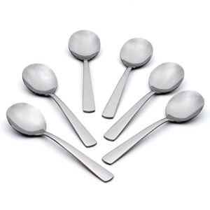 oneida aptitude soup spoons - set of 6