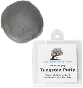 a mustard seed toys tungsten putty pine derby weight - 2 ounces of sticky tungsten putty, easily adjust weights on your pinewood car and apply the perfect weight for fly fishing