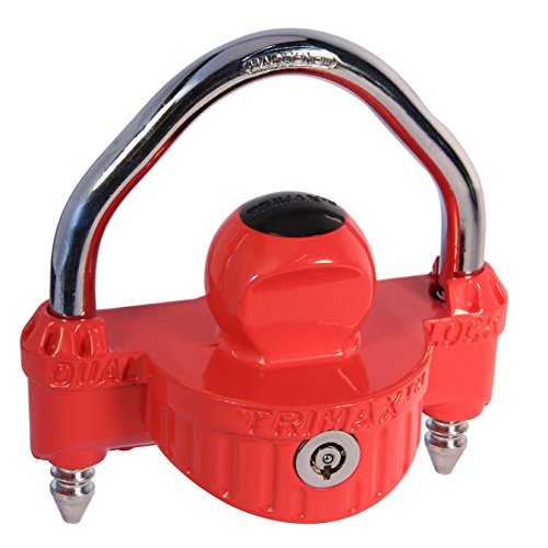 Trimax UMAX25 UMAX Red Universal Die Cast Dual Purpose Narrow Body Coupler Lock