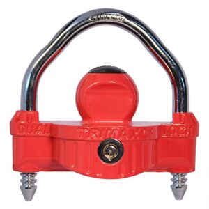 Trimax UMAX25 UMAX Red Universal Die Cast Dual Purpose Narrow Body Coupler Lock