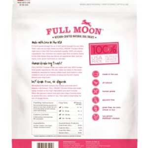 Full Moon Chicken Strips Healthy All Natural Dog Treats Human Grade Made in USA Grain Free 24 oz