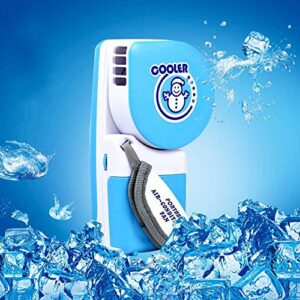 lohome mini air conditioner fan handheld personal fan bladeless cooling fan portable electric fan for home travel