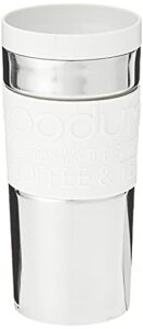 bodum 11093-913 travel mug vacuum, 0.35 l - small, white