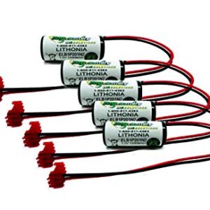 5pc Replacement Lithonia Emergency Lighting Battery for Model ELB1P201N, ELB1P201N2