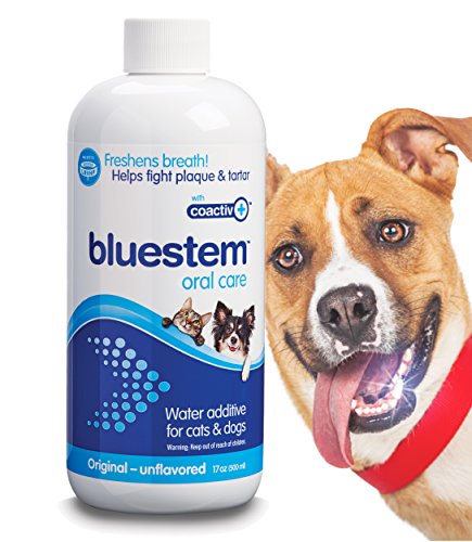 Pet Water Additive Oral Care: for Dogs & Cats Bad Breath, Dental Rinse Freshener Treats Plaque & Teeth Tartar. Dog & Cat Mouth Clean Health Treatment for Pets Drinking Bowl