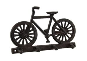 cast iron bicycle themed hook rack