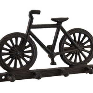 Cast Iron Bicycle Themed Hook Rack