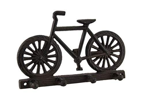 Cast Iron Bicycle Themed Hook Rack