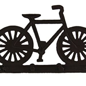 Cast Iron Bicycle Themed Hook Rack