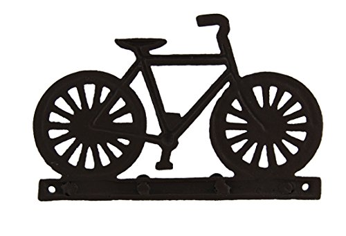 Cast Iron Bicycle Themed Hook Rack