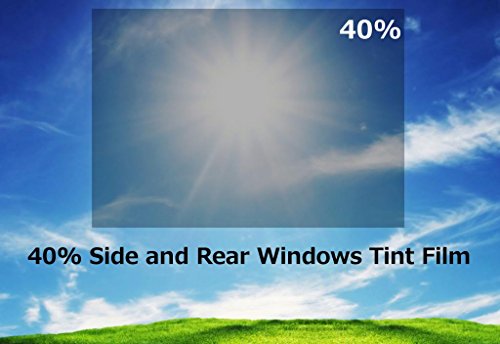 PROTINT WINDOWS 40% Shade Color 36 Inches by 10 Feet Window Tint Film Roll, for Privacy and Heat Reduction