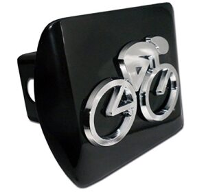 elektroplate cycling all metal black hitch cover