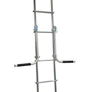 rv ladder mount system - universal rv ladder rack for smarttote2 | portable rv waste tote tanks | bikes | chairs - thetford 40830