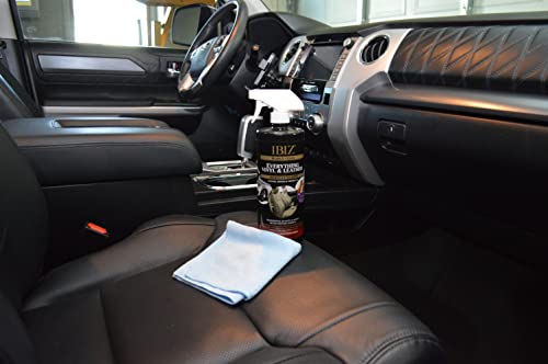 IBIZ® Leather Car Cleaner for Car Leather Car Seats, Couches & More (Leather & Vinyl). Easy-to-Use, Premium, Professional Grade.