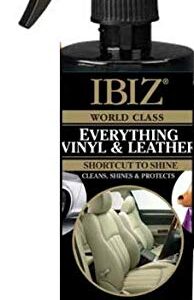 IBIZ® Leather Car Cleaner for Car Leather Car Seats, Couches & More (Leather & Vinyl). Easy-to-Use, Premium, Professional Grade.