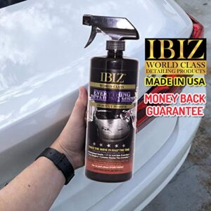 IBIZ® Quick Detailing Mist. Instant Car Detailing Mist, Car Detailing Spray, Car Wax Spray, Instant Clean Car.