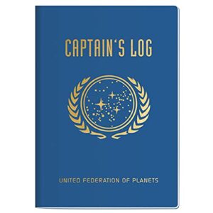 star trek captain's log passport sized mini notebook