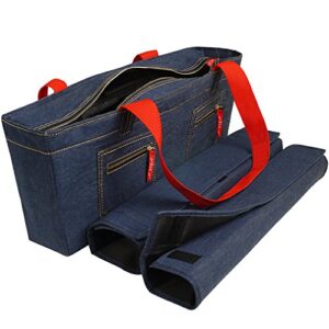 american-wholesaler inc. new! - empty mahjong bag - denim soft bag by linda li - empty bag only