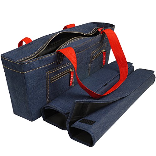 American-Wholesaler Inc. NEW! - Empty Mahjong Bag - Denim Soft Bag by Linda Li - Empty Bag Only