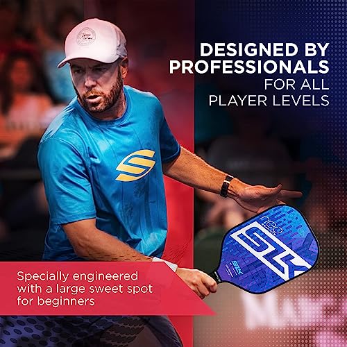 SLK by Selkirk Pickleball Paddles | Featuring a Multilayer Fiberglass and Graphite Pickleball Paddle Face | SX3 Honeycomb Core | Pickleball Rackets Designed in The USA for Traction and Stability