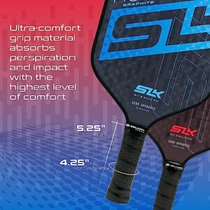 SLK by Selkirk Pickleball Paddles | Featuring a Multilayer Fiberglass and Graphite Pickleball Paddle Face | SX3 Honeycomb Core | Pickleball Rackets Designed in The USA for Traction and Stability