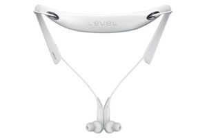 samsung level u pro wireless in-ear headphones with noise cancelling, microphone, and uhq audio, white